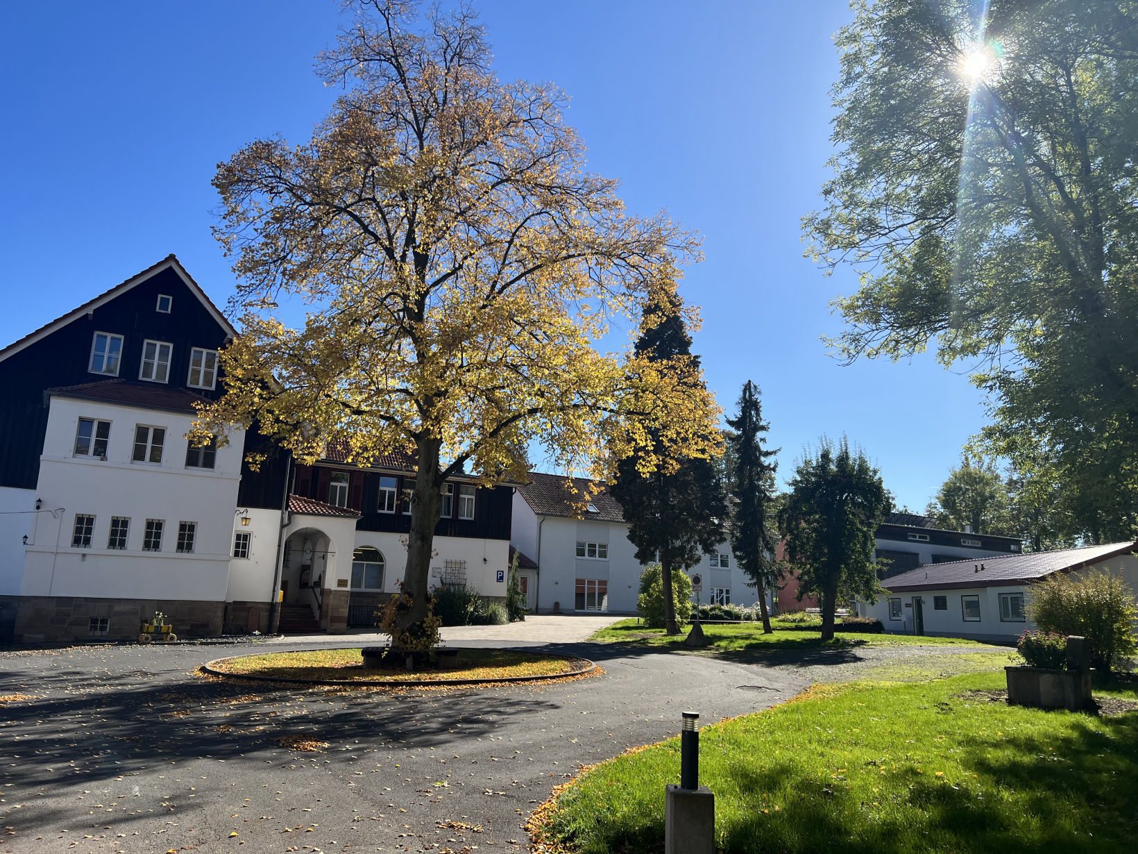 Aussenansicht auf die Klinik Neue Rhön