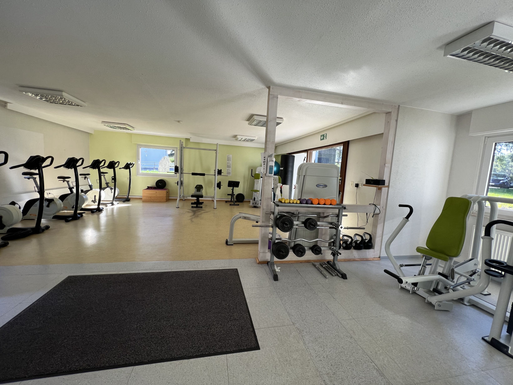 Trainings und Fitnessraum der Klink