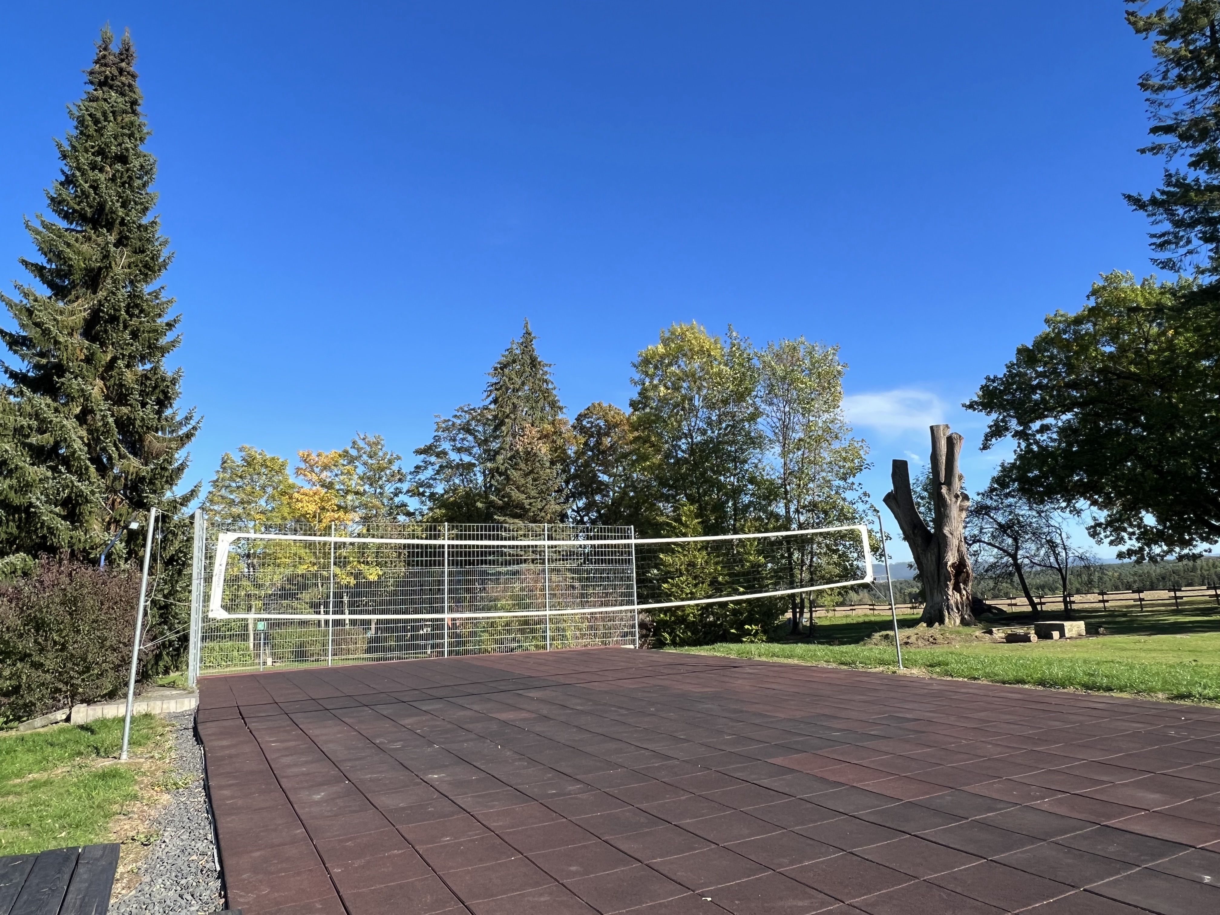 Volleyballplatz im Aussenbereich